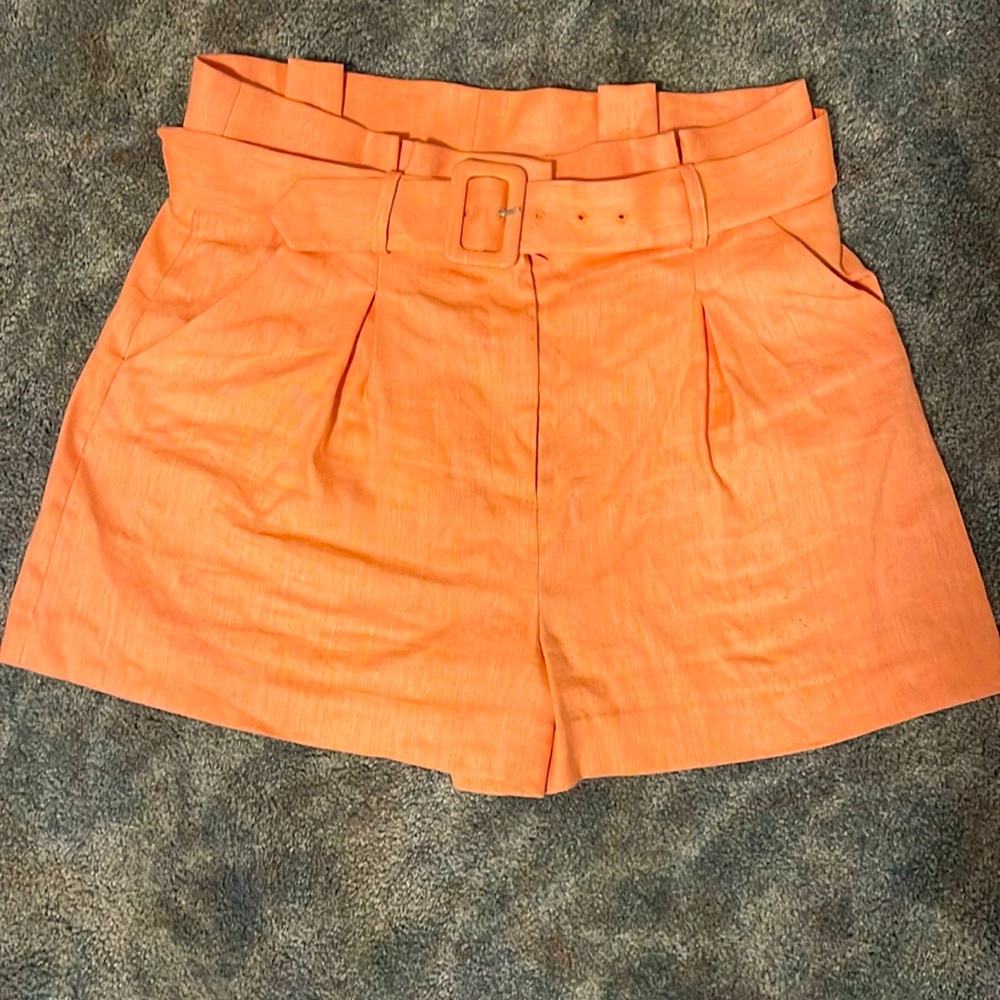 Veronica beard Heathered bright coral Ashford short